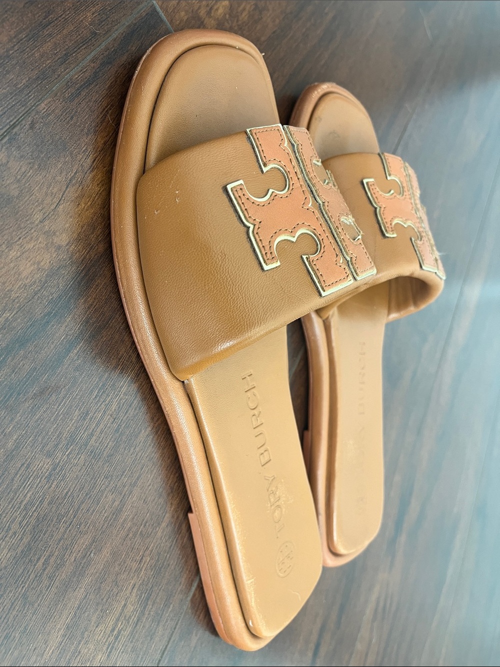 Tory Burch Double-T Sport Slide Sandals - Picture 5 of 6